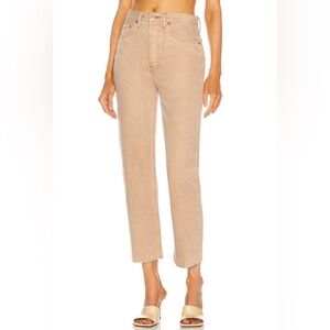 ReDone 70s Stove Pipe in washed khaki